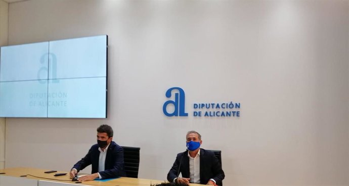 Carlos Mazón y Lalo Díez en la Diputación de Alicante