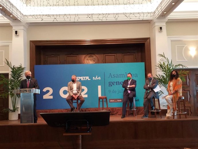Clausura de la Asamblea General de Femetal, en Gijón