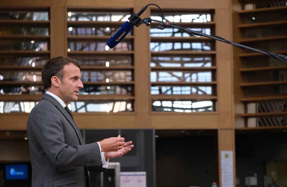 El presidente de Francia, Emmanuel Macron