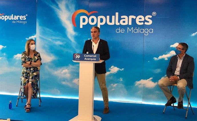 El presidente del PP de Málaga y portavoz de los 'populares' andaluces, Elías Bendodo.