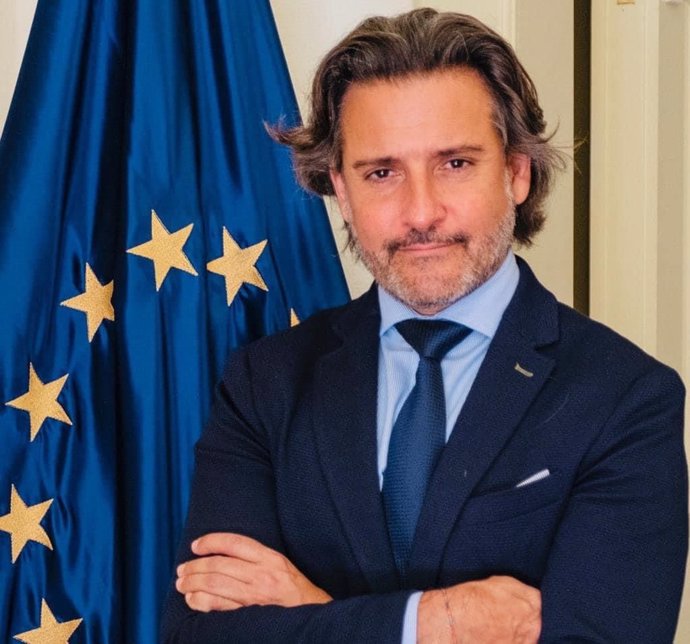El presidente del Parlamento de Canarias y de la Conferencia de Asambleas Legislativas Regionales de la UE (CALRE), Gustavo Matos