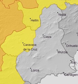Mapa de alertas meteorológicas