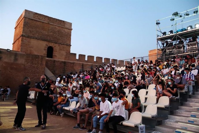 Concierto celebrado junto a las murallas del Castillo de Alcalá de Guadaíra