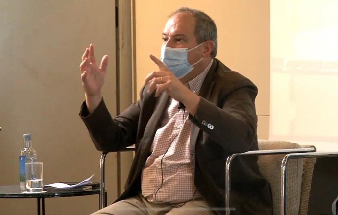 El exalcalde de Barcelona y presidente de Hispasat, Jordi Hereu.