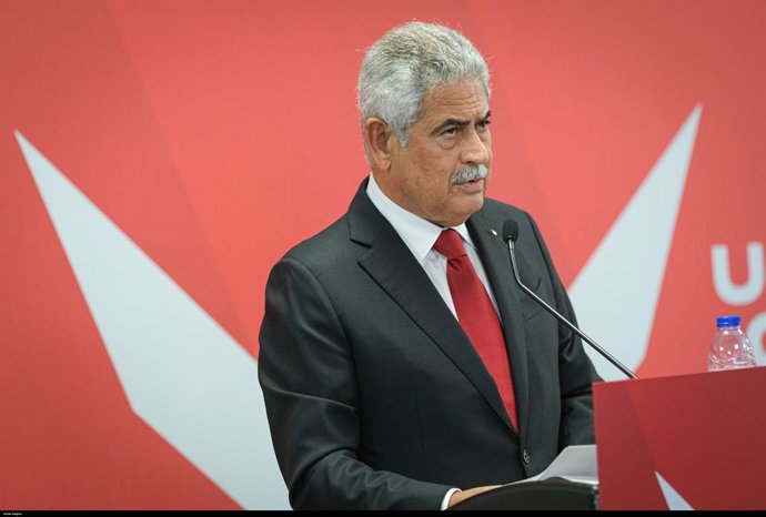 El president del Benfica, Luís Filipe Petxina de pelegrí.