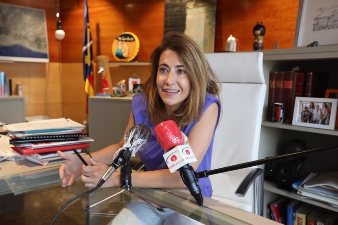 Archivo - Arxivo - La nova ministra de Transports, Mobilitat i Agenda Urbana, Raquel Sánchez Jiménez