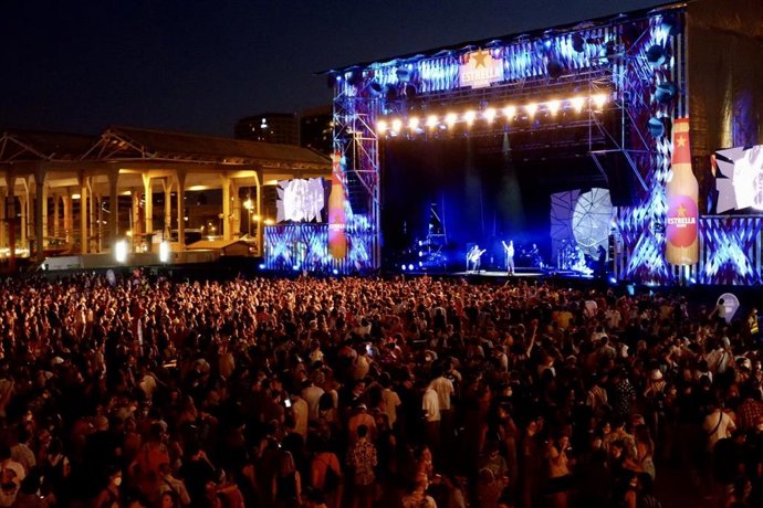 Imatge del segon dia del festival Crulla, que tanca una edició que ha acollit a més de 51.000 persones sense distncia i amb test