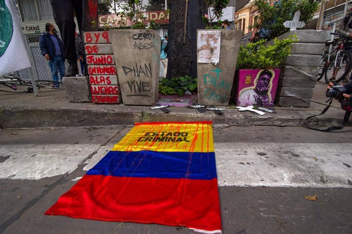 Archivo - Protesta contra las masacres en Colombia