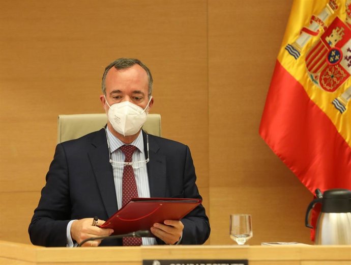 Archivo - El exsecretario de Estado de Seguridad Francisco Martínez, en la comisión de investigación del Congreso de los Diputados sobre la utilización de medios del Ministerio del Interior para favorecer al PP y anular pruebas en casos de corrupción.