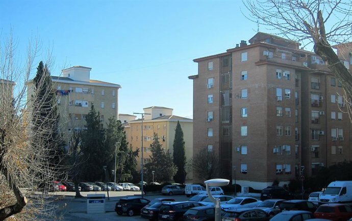 Archivo - Bloques de viviendas en el Polígono del Valle.