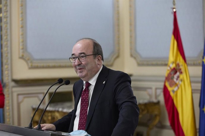 El ministro de Cultura y Deporte, Miquel Iceta