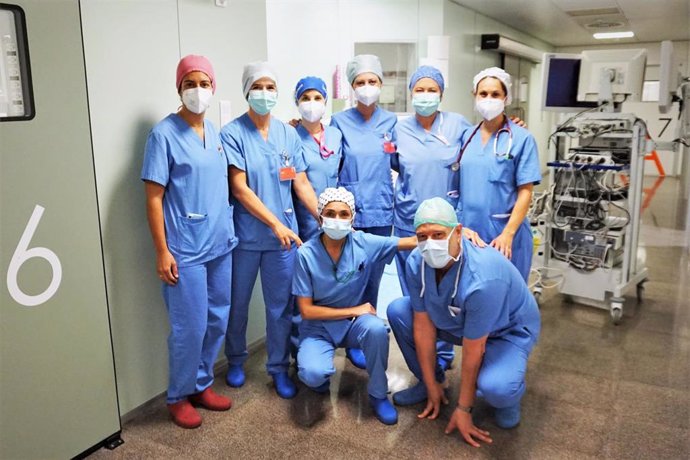 Equipo de cirugía del Servicio de Ginecología y Obstetricia del Hospital Reina Sofía de Tudela