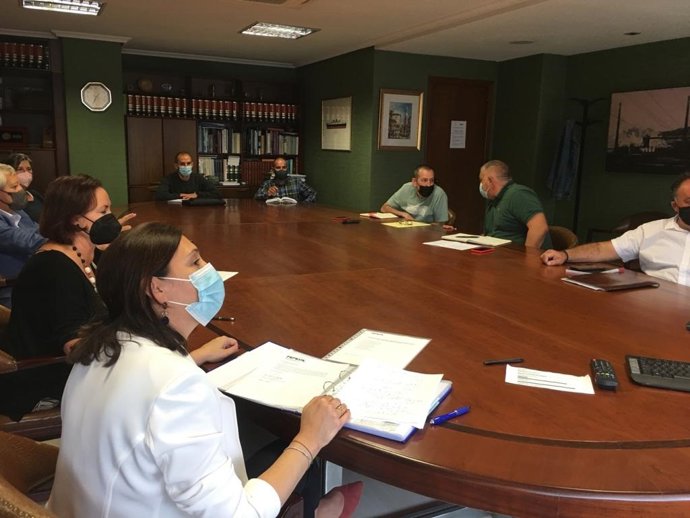 Reunión de la Comisión negociadora del convenio del metal en Asturias.
