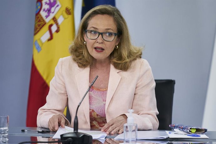 Arxiu - La vicepresidenta primera, Nadia Calviño