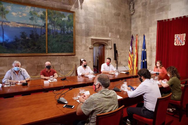 Reunión de la Mesa de Diálogo Social de Baleares.