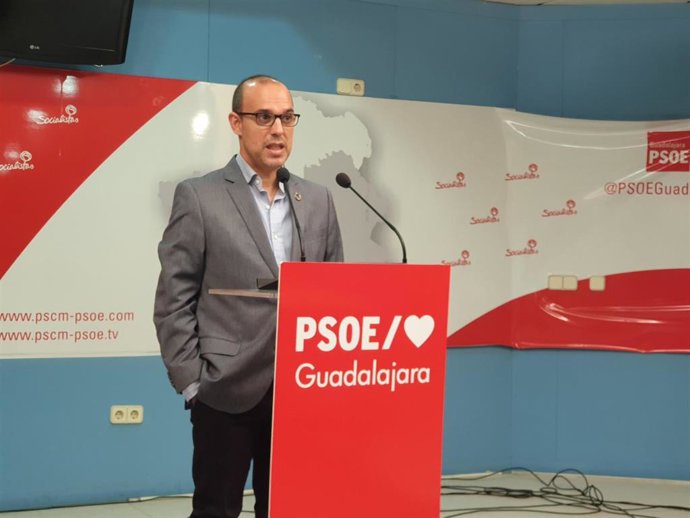 El secretario general del PSOE en la provincia de Guadalajara, Pablo Bellido