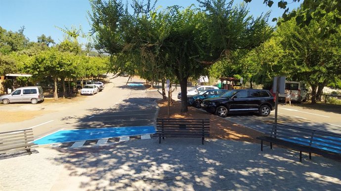 La Diputación de Cáceres mejora los accesos y aparcamientos en la Garganta de Alardos de Madrigal de la Vera