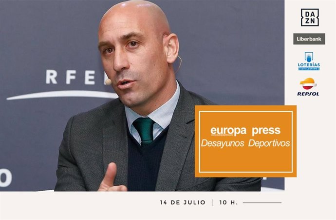 El presidente de la RFEF, Luis Rubiales, inaugurará la decimocuarta temporada de los Desayunos Deportivos de Europa Press.