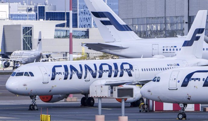 Archivo - Aviones de Finnair.