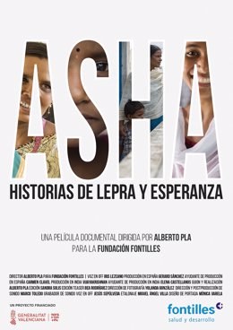 Cartel de 'Asha, historias de lepra y esperanza' documental ganador del festival  SDGs in Action Film Festival