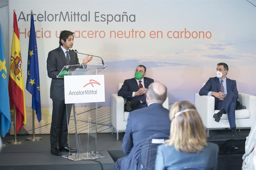 Economía.- ArcelorMittal invertirá 1.000 millones para descarbonizar sus plantas de Asturias