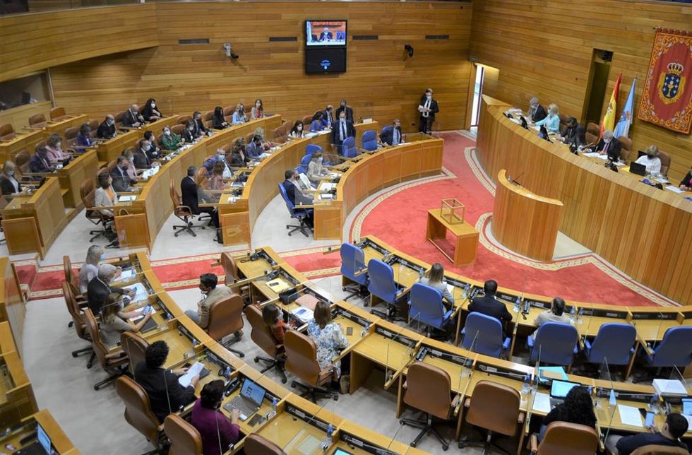 Pleno del Parlamento gallego