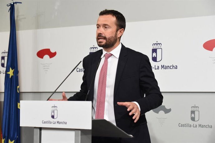 El consejero de Desarrollo Sostenible, José Luis Escudero, en rueda de prensa