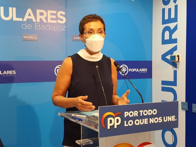 María José Solana (PP) en rueda de prensa