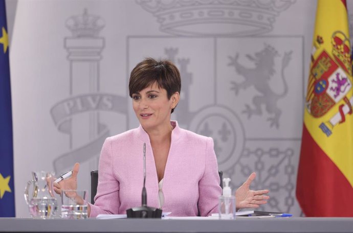 La ministra Portavoz y ministra de Política Territorial, Isabel Rodríguez