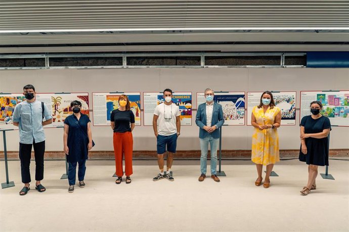 Presentación de la denominación oficial de las ilustraciones y denominaciones de las paradas de la Línea 10 de Metrovalencia