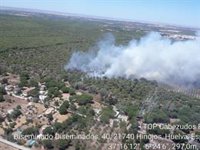 Extinguidos los incendios forestales de Villalba del Alcor e Hinojos (Huelva), que afectan a unas 35 hectáreas