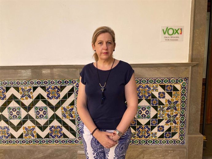La concejal de Vox en el Ayuntamiento de Granada Beatriz Sánchez Agustino