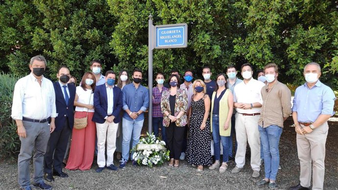 Acto homenaje por la muerte de Miguel Ángel Blanco