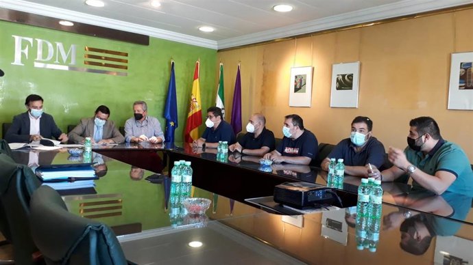 Firma del convenio del metal de la provincia de Jaén.