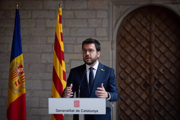 El presidente de la Generalitat, Pere Aragons.