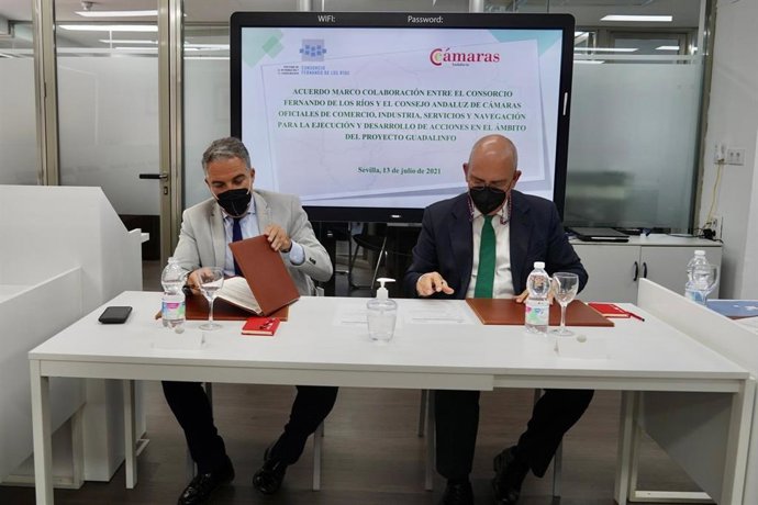 El Consorcio Fernando de los Ríos y el Consejo de Cámaras de Comercio impulsarán digitalización de empresas andaluzas.