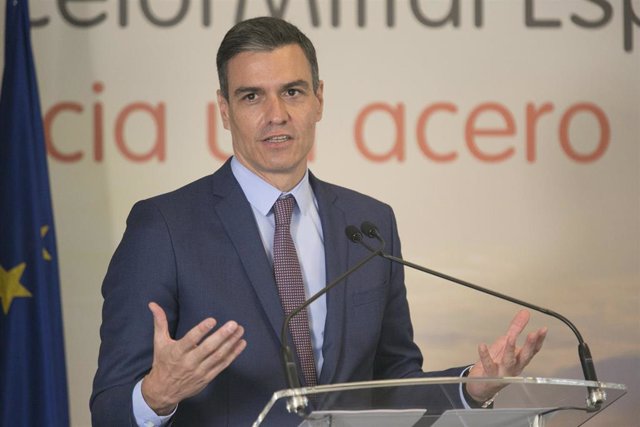 El presidente del Gobierno, Pedro Sánchez