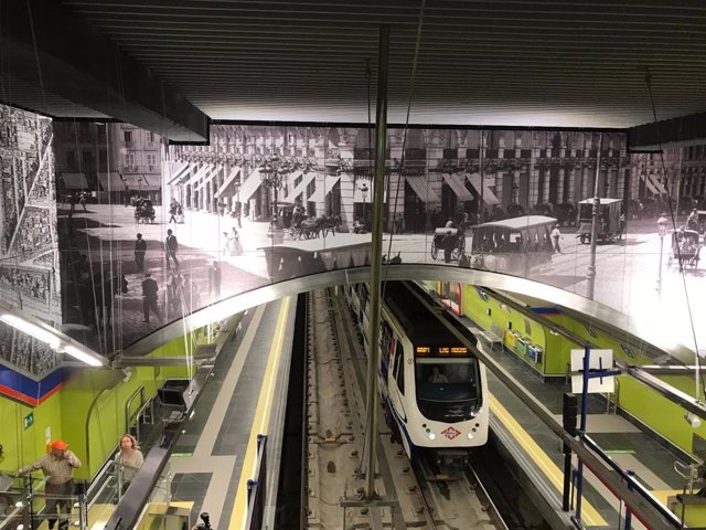 Archivo - Línea 2 de Metro de Madrid