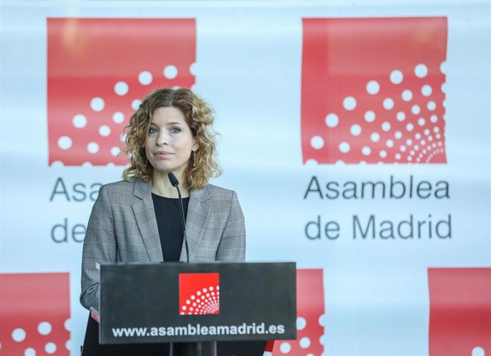 La portavoz del PSOE en la Asamblea de Madrid, Hana Jalloul, en una imagen de archivo 