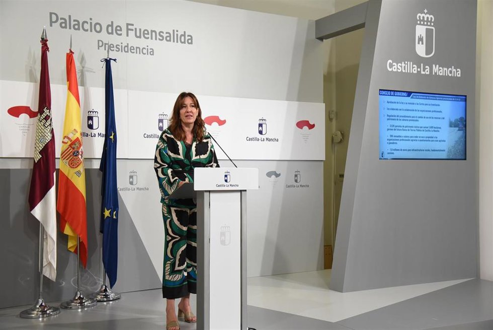 La portavoz del Gobieno regional, Blanca Fernández,