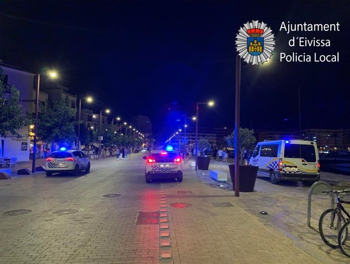 Intervención de la Policía Local de Ibiza.