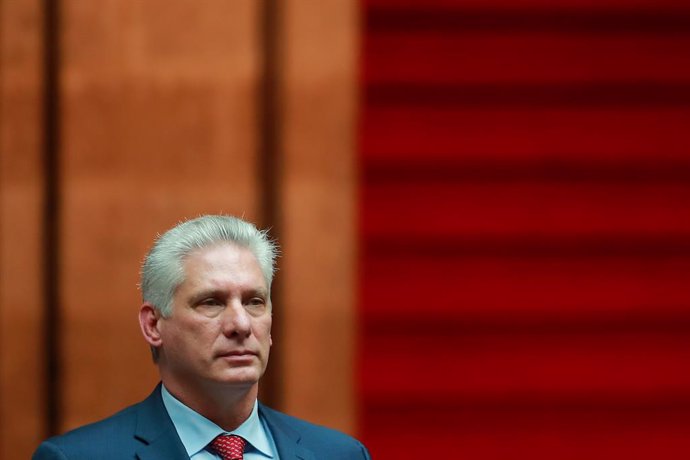 Archivo - El presidente de Cuba, Miguel Díaz-Canel, en una imagen de archivo