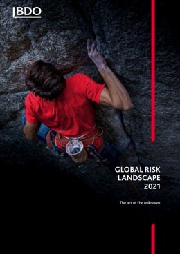 Portada informe anual Global Risk Landscape 2021 de BDO