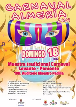 Cartel de la Muestra Tradicional de Carnaval
