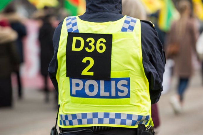 Archivo - Policía en Gotemburgo (Suecia)