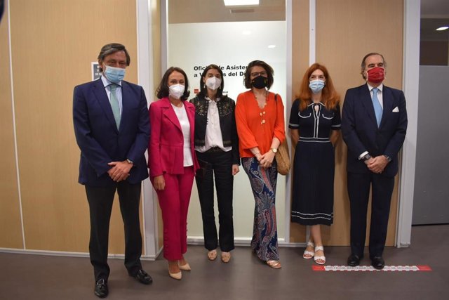 La ministra de Justicia, Pilar Llop, visita el Juzgado número 5 de Madrid de Violencia sobre la Mujer