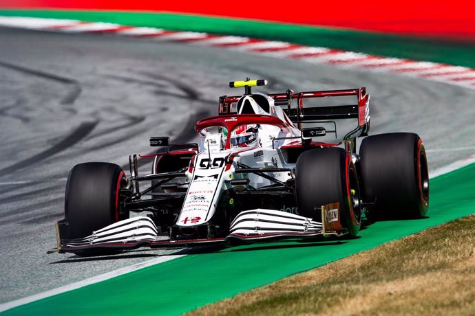 99 GIOVINAZZI Antonio (ita), Alfa Romeo Racing ORLEN C41, action during the Formula 1 Grosser Preis Von Osterreich 2021, 2021 Austrian Grand Prix, 9th round of the 2021 FIA Formula One World Championship from July 2 to 4, 2021 on the Red Bull Ring, in S