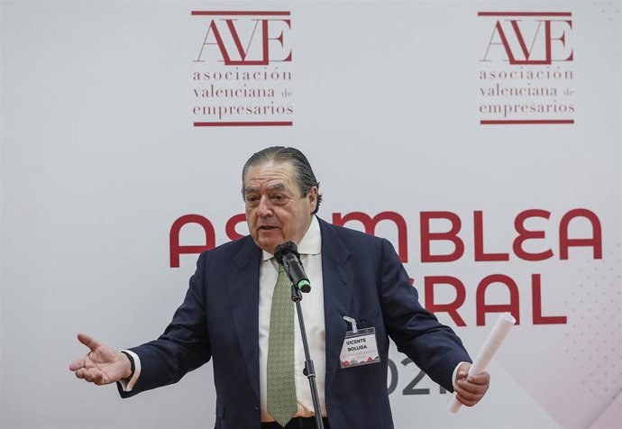 El presidente de AVE, Vicente Boluda, en la Asamblea General