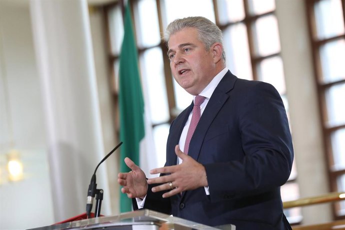 El ministro británico para Irlanda del Norte, Brandon Lewis. 