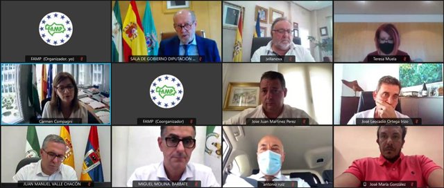 Reunión de la Comisión Permanente de la Federación Andaluza de Municipios y Provincias (FAMP).
